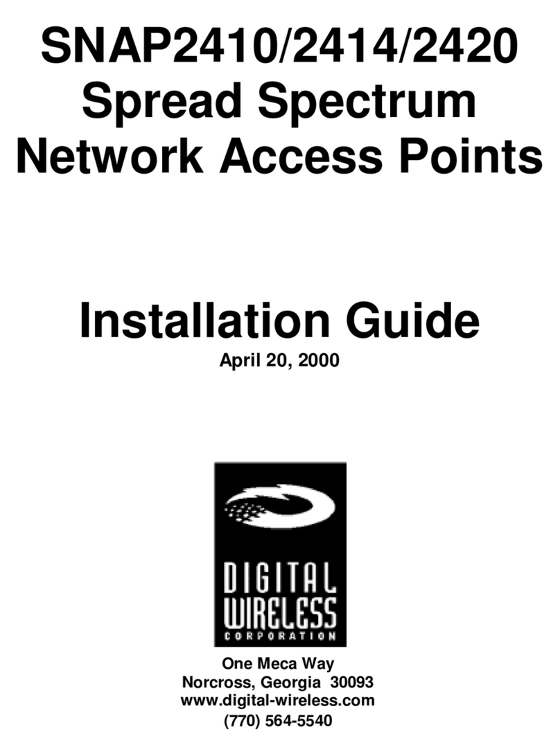 Digital wireless SNAP2410 series installation guide