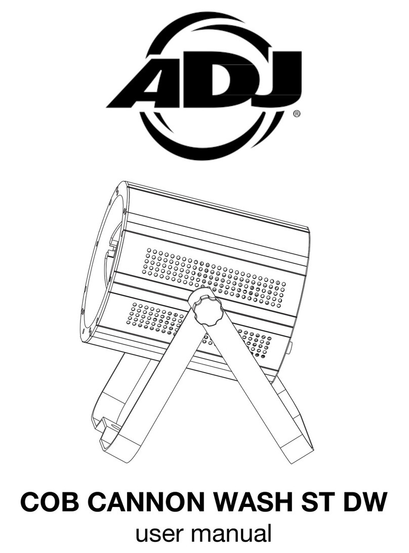ADJ COB CANNON WASH ST DW User manual