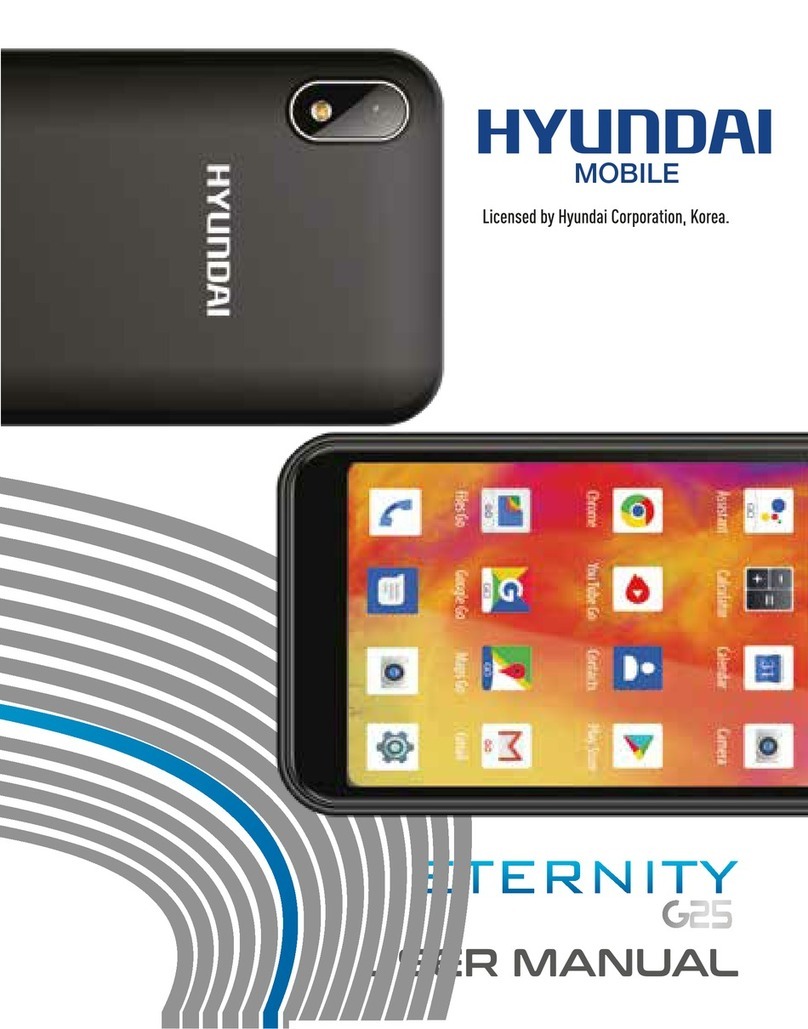 Hyundai Mobile Eternity G25 User manual