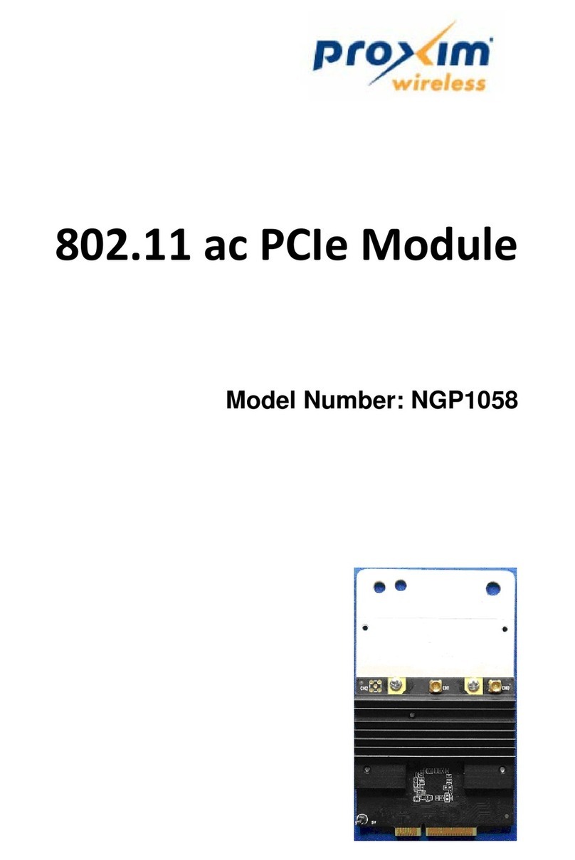Proxim NGP1058 User manual