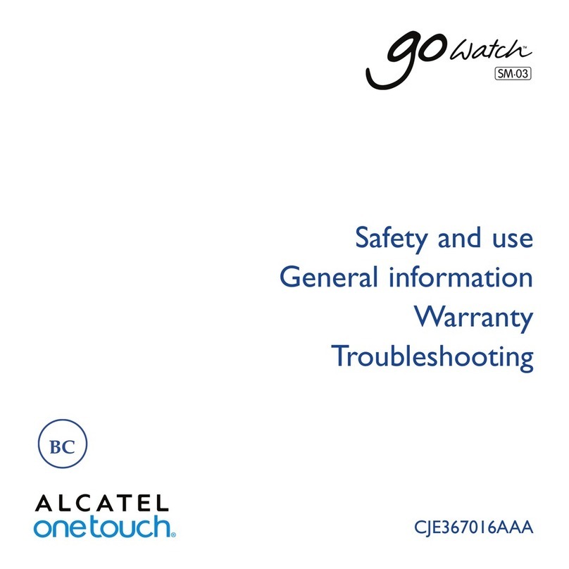 Alcatel OneTouch GO Watch Configuration guide