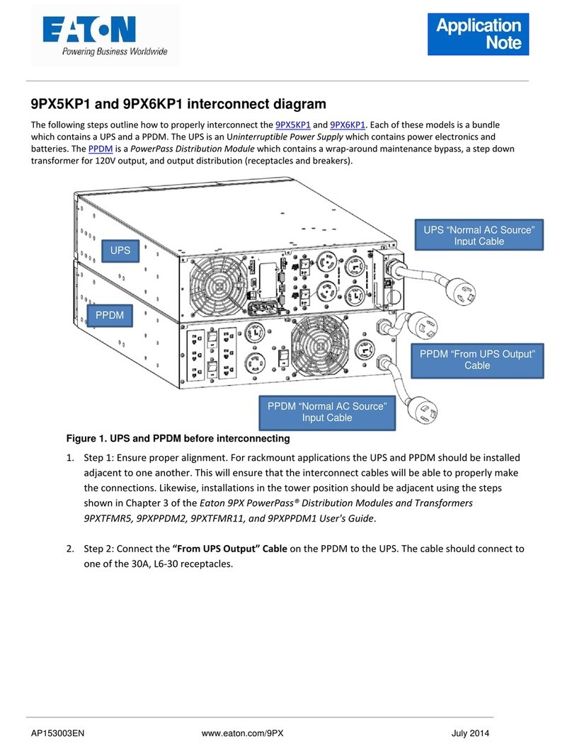 Eaton 9PX5KP1 Application note