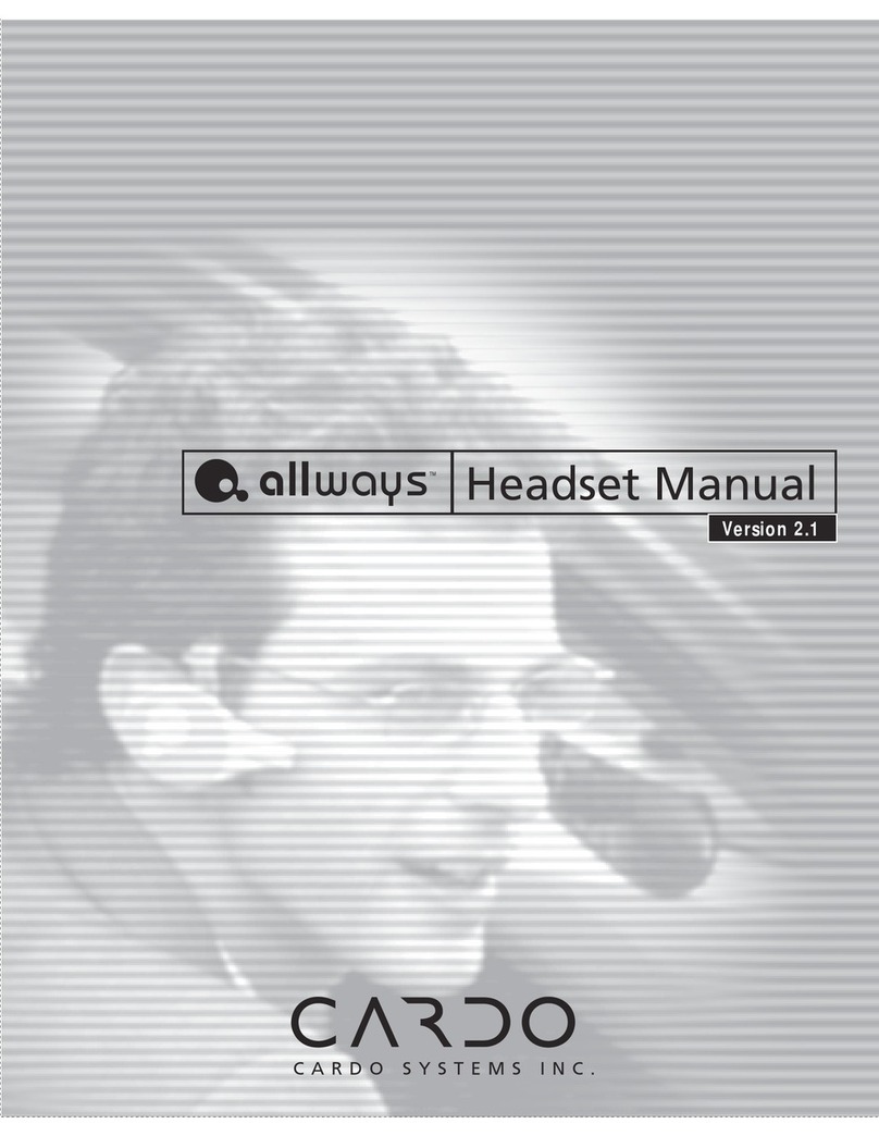 Cardo Systems allways User manual Cardo Systems allways User manual