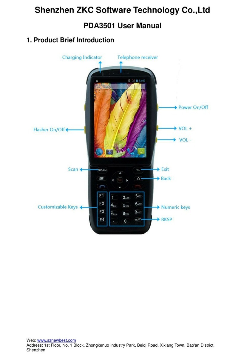ZKC PDA3501 user manual