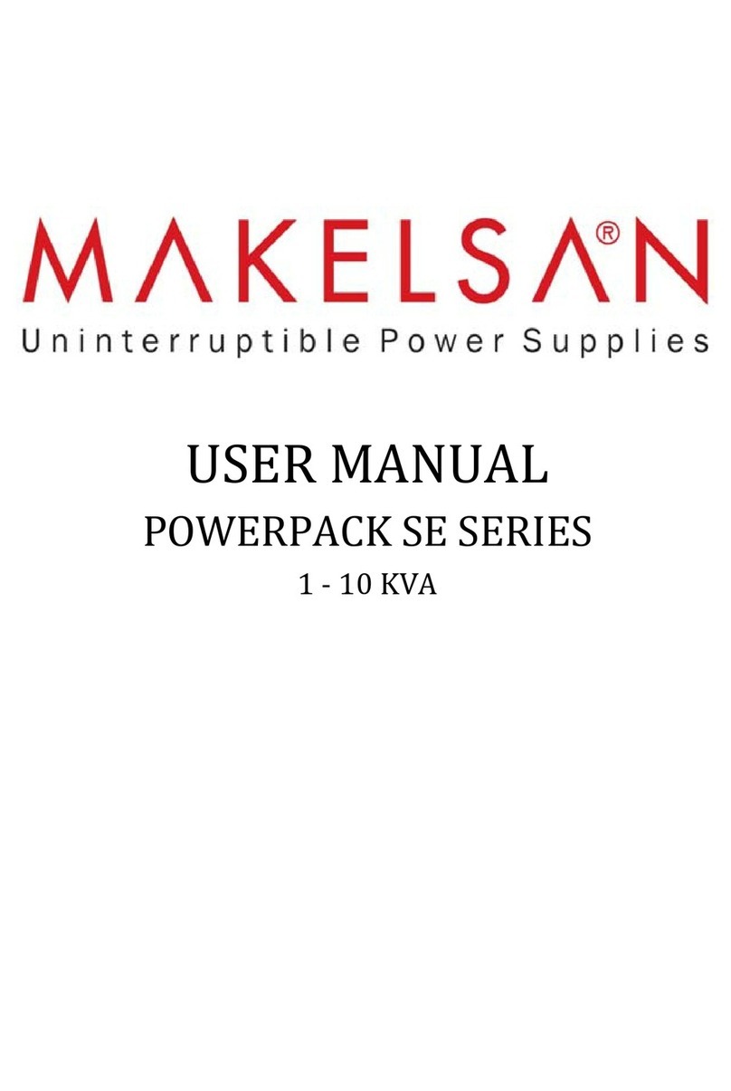 MAKELSAN PowerPack SE 1 kVA User manual
