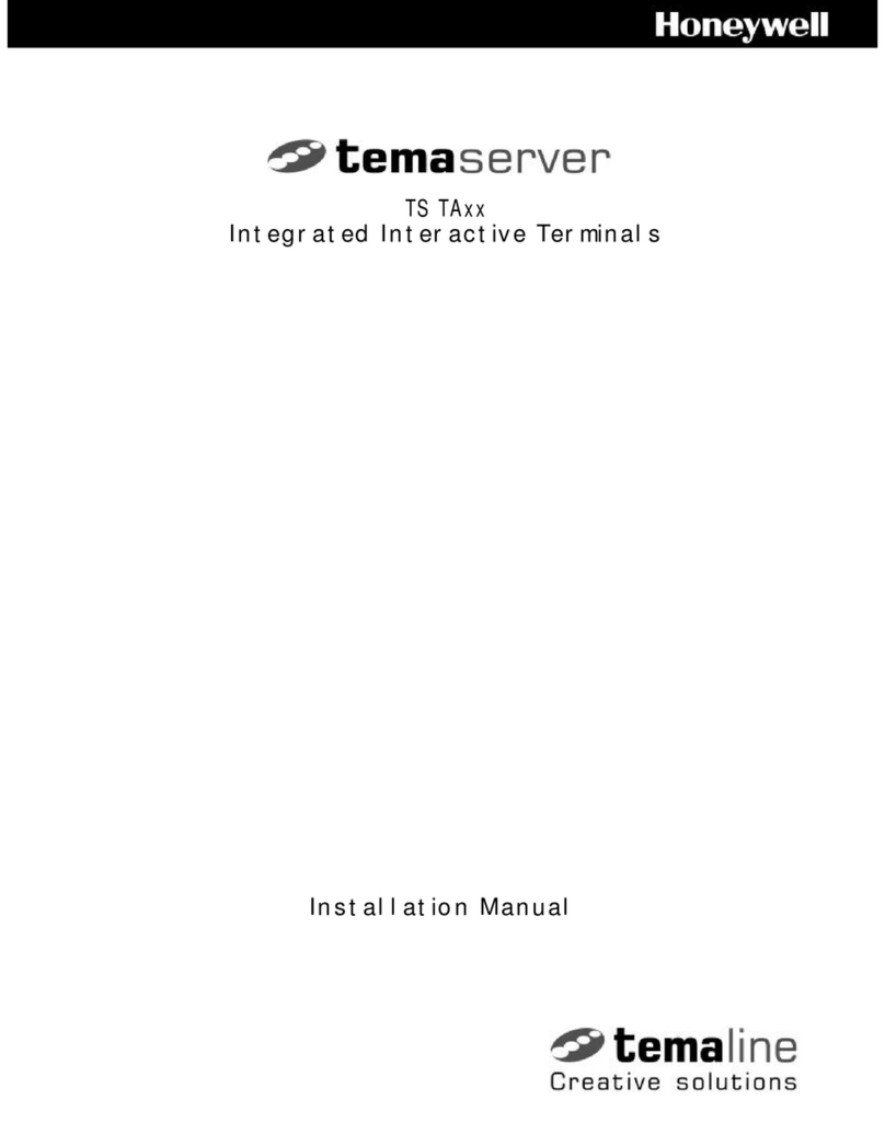 Honeywell temaserver TS TA series installation manual