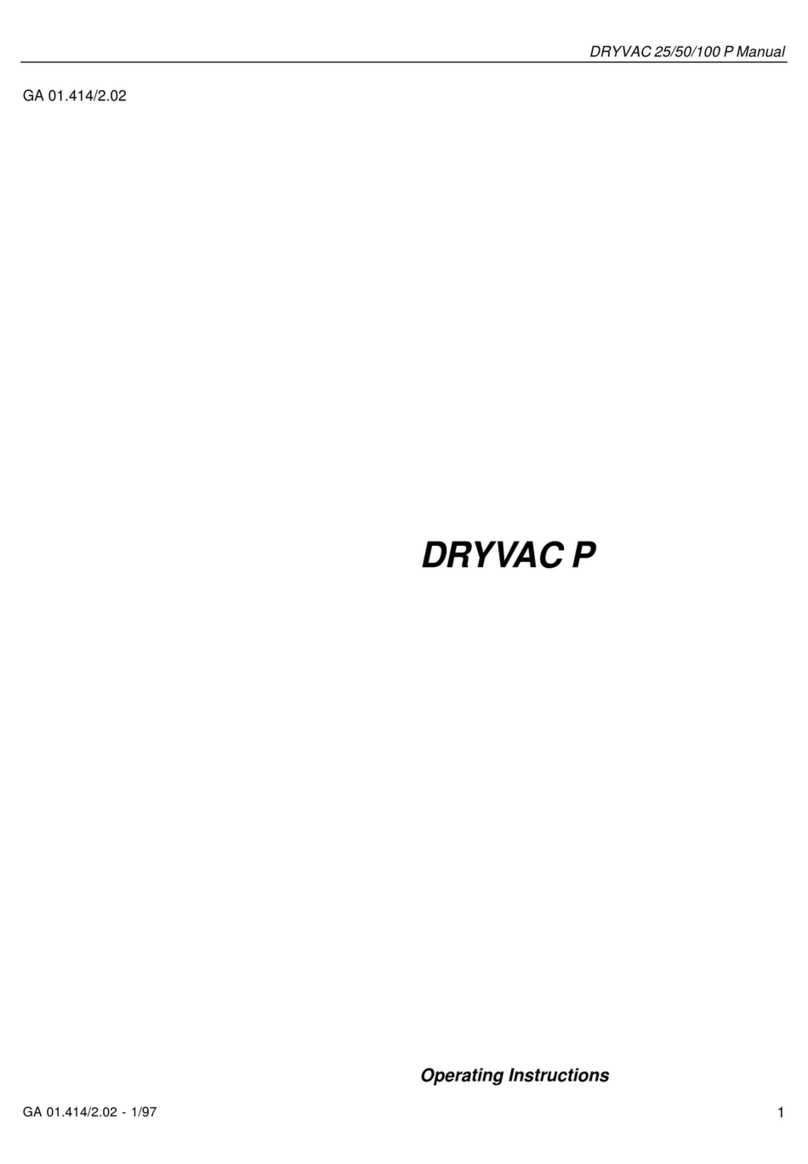 LEYBOLD DRYVAC P Series operating instructions
