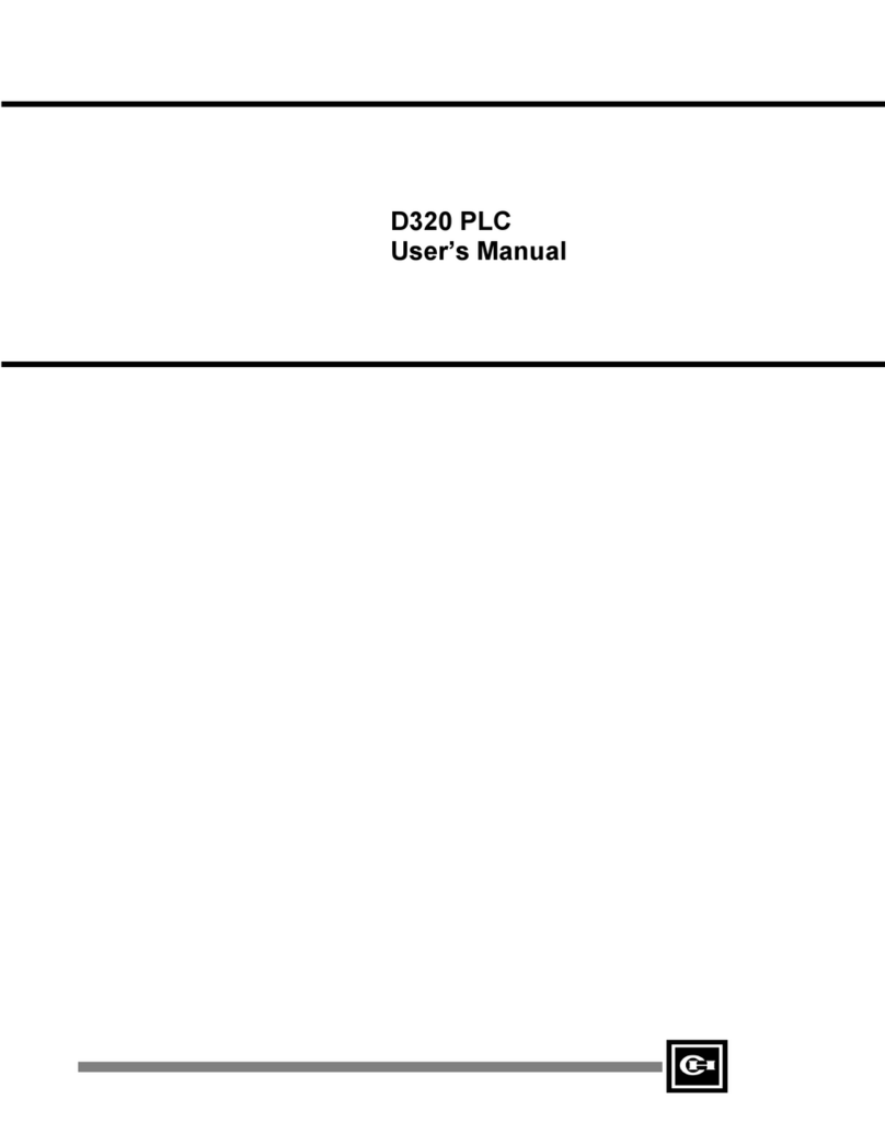 Cutler-Hammer D320 PLC User manual