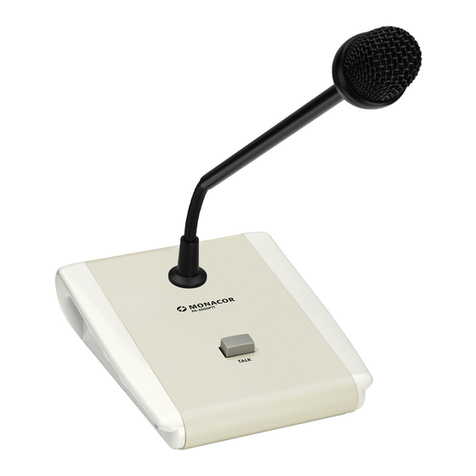 Monacor PA-5000PTT installation instructions