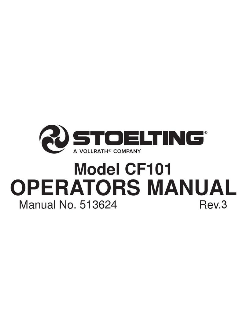 Stoelting CF101 Operator's manual