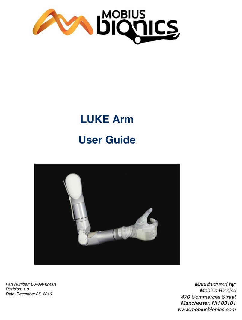 Mobius Bionics LUKE Arm user guide