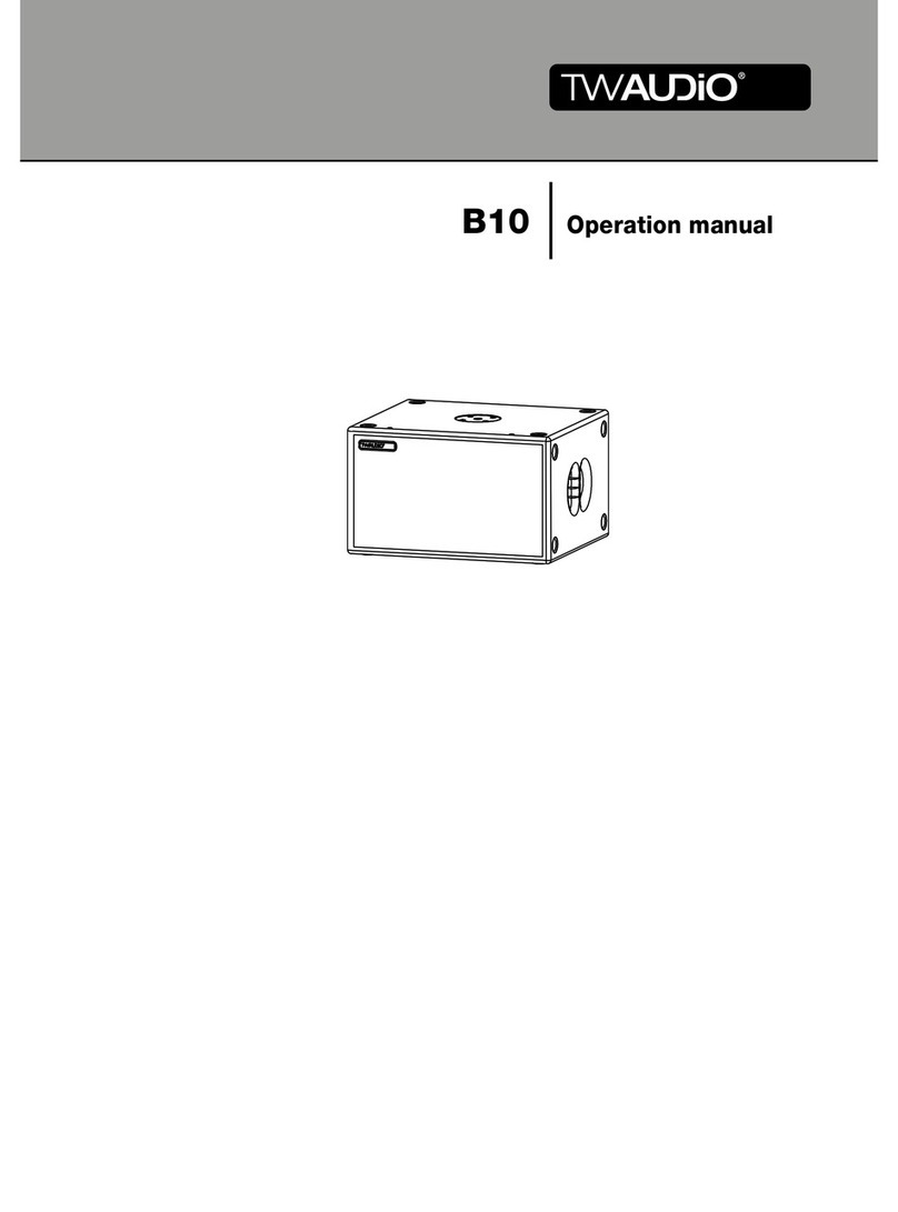 TW Audio B10A Operation manual