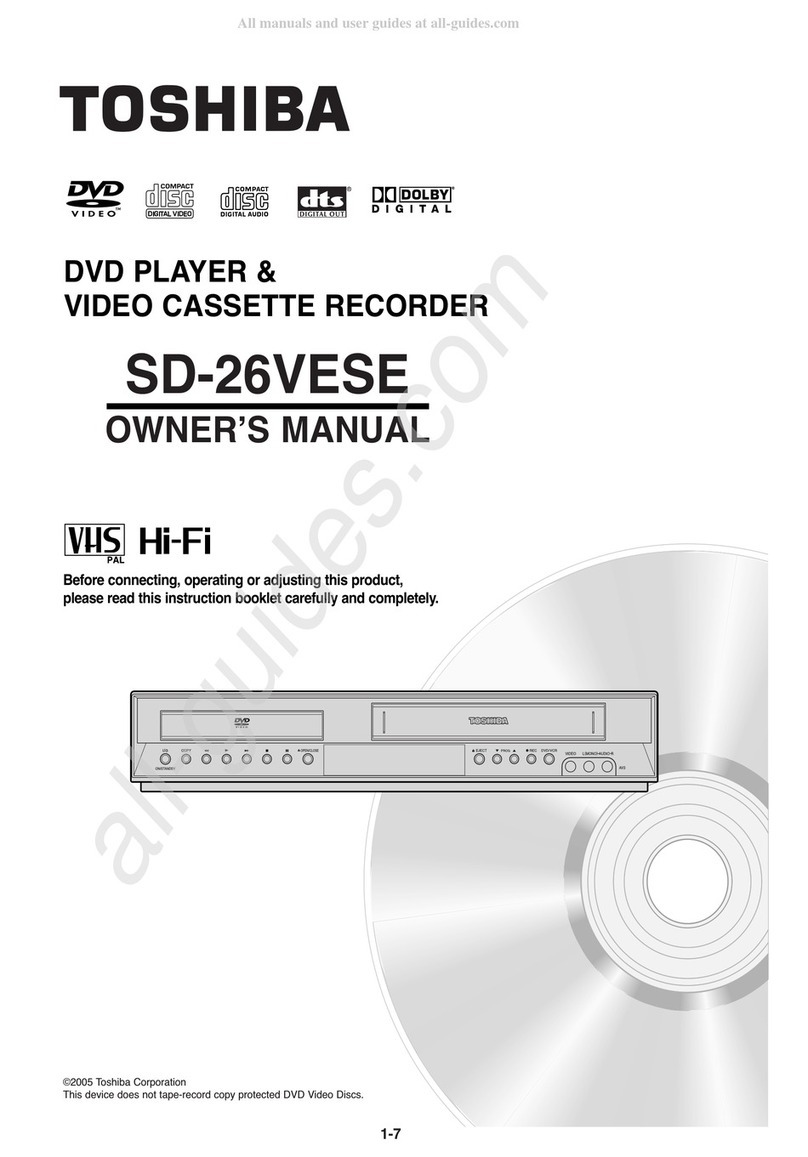 Toshiba SD-26VESE User manual