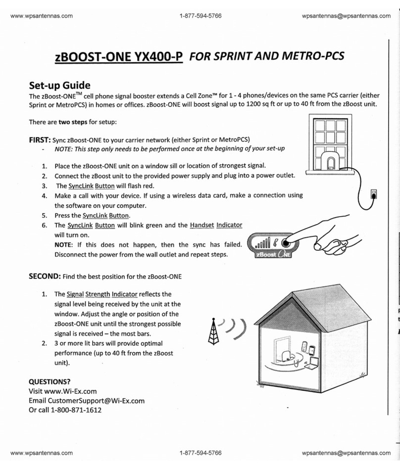 zBoost zBoost-One YX400-P user manual