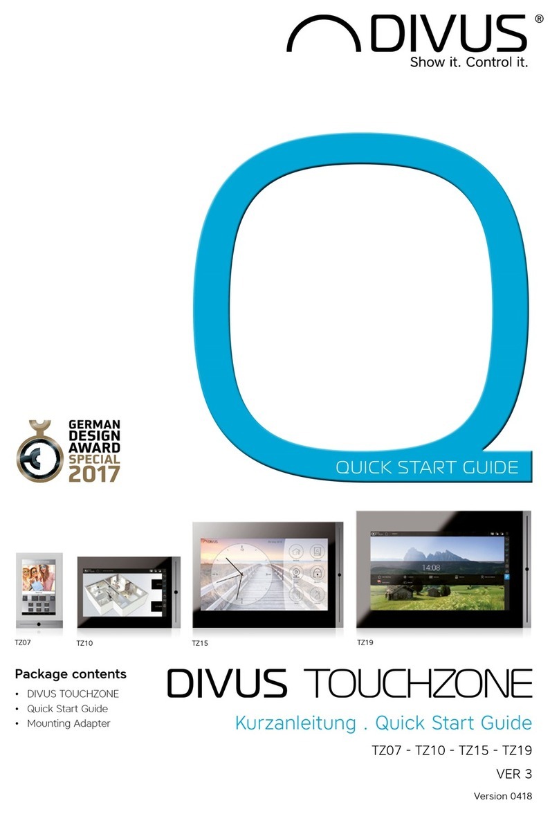 Divus TOUCHZONE TZ10 User manual