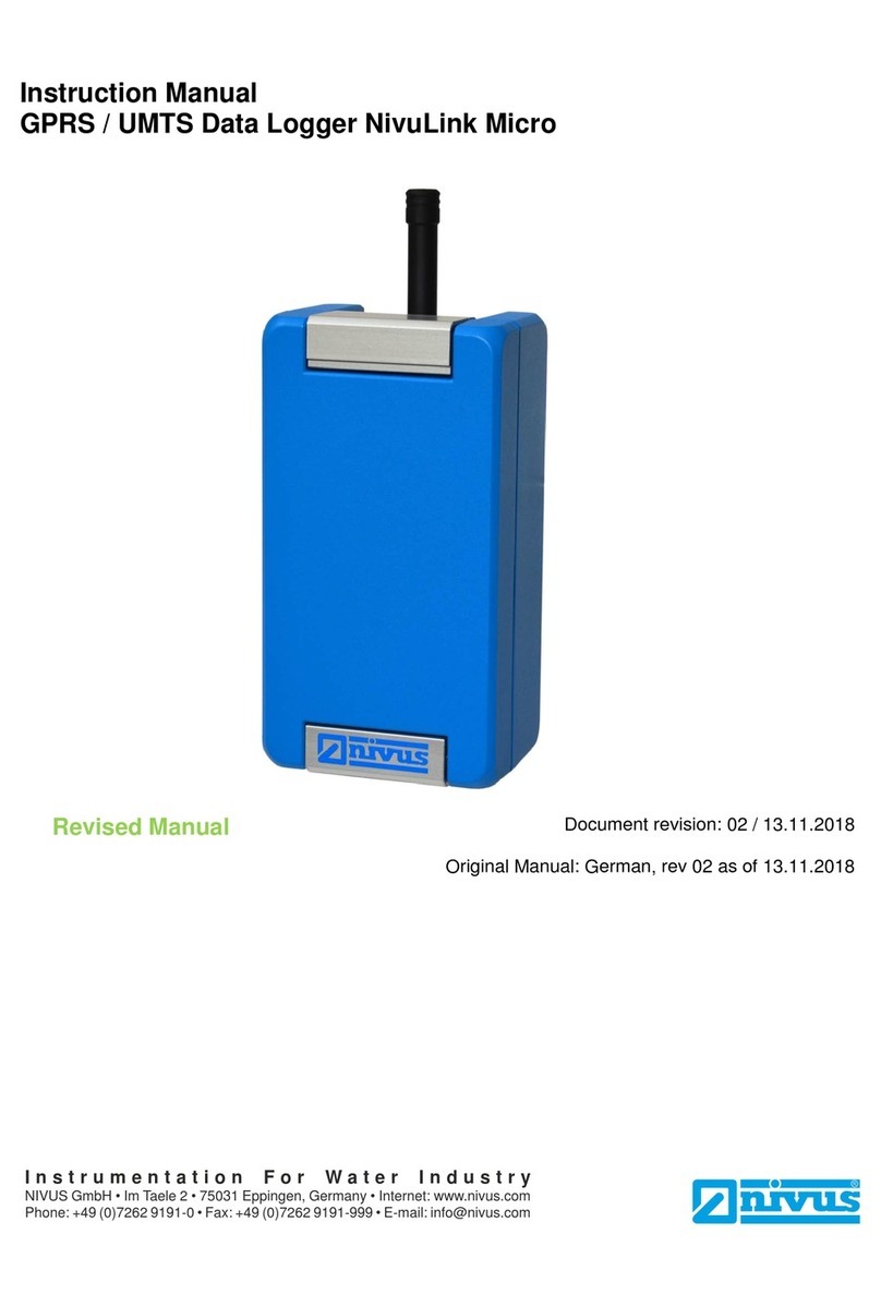 Nivus NivuLink Micro instruction manual