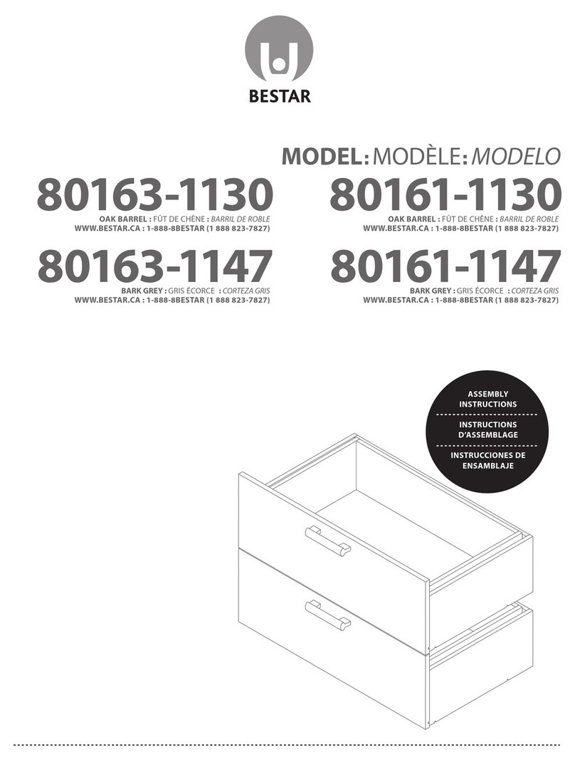Bestar 80163-1130 Assembly instructions