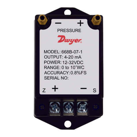 Dwyer Instruments 668B Series User manual