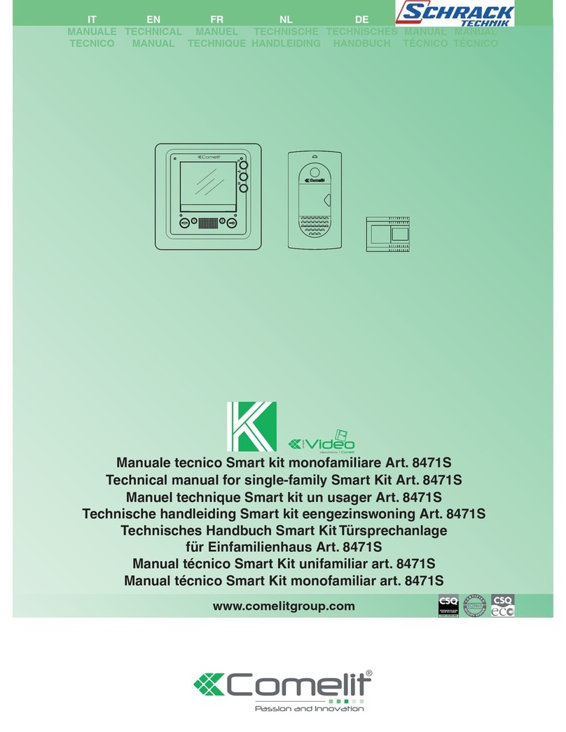 Comelit 8471S User manual