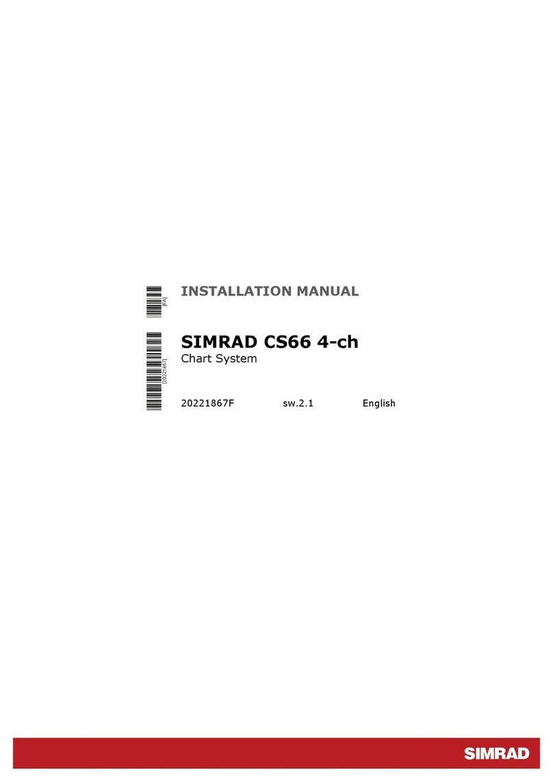 Simrad CS66 Operating and maintenance instructions