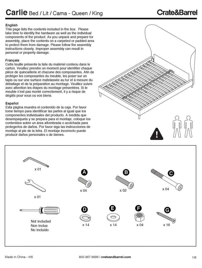 Crate&Barrel Carlie User manual