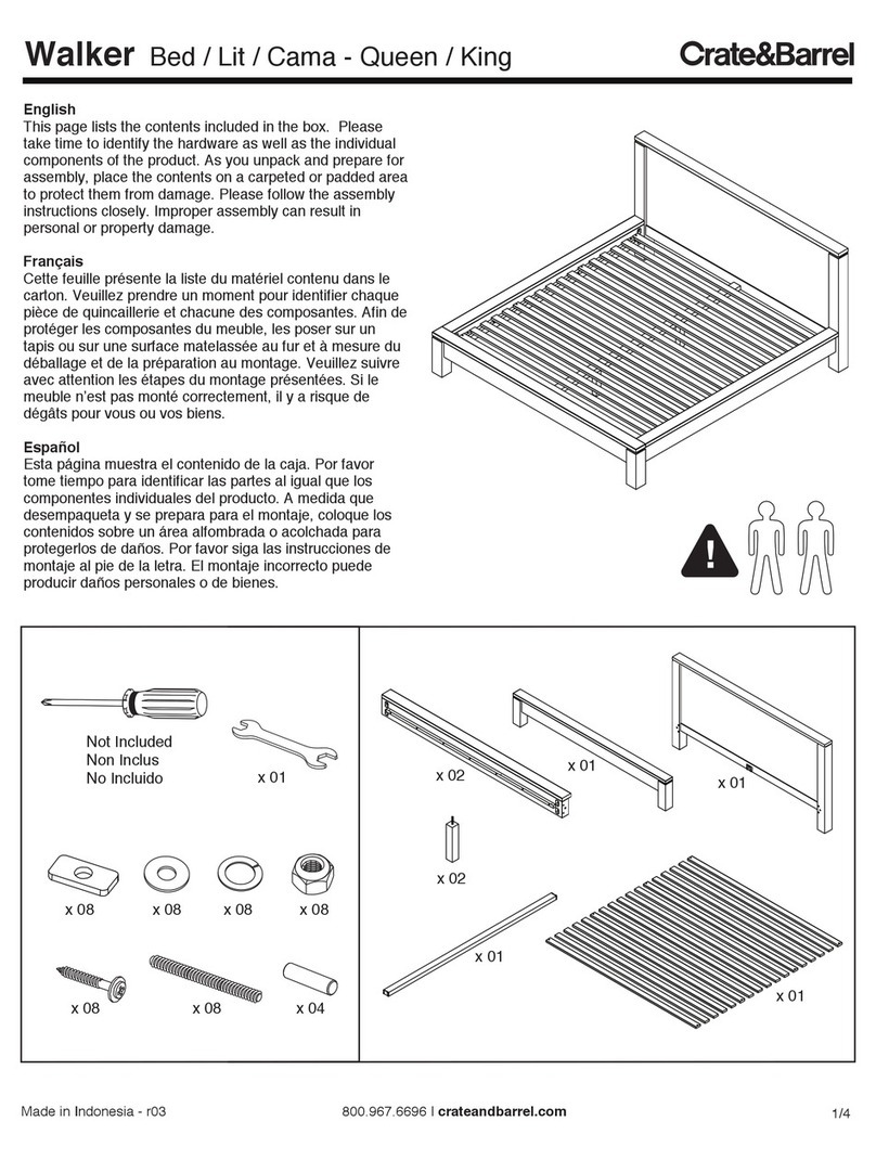 Crate&Barrel Walker User manual Crate&Barrel Walker User manual