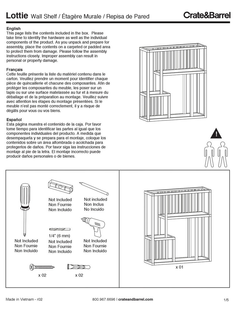 Crate&Barrel Lottie User manual