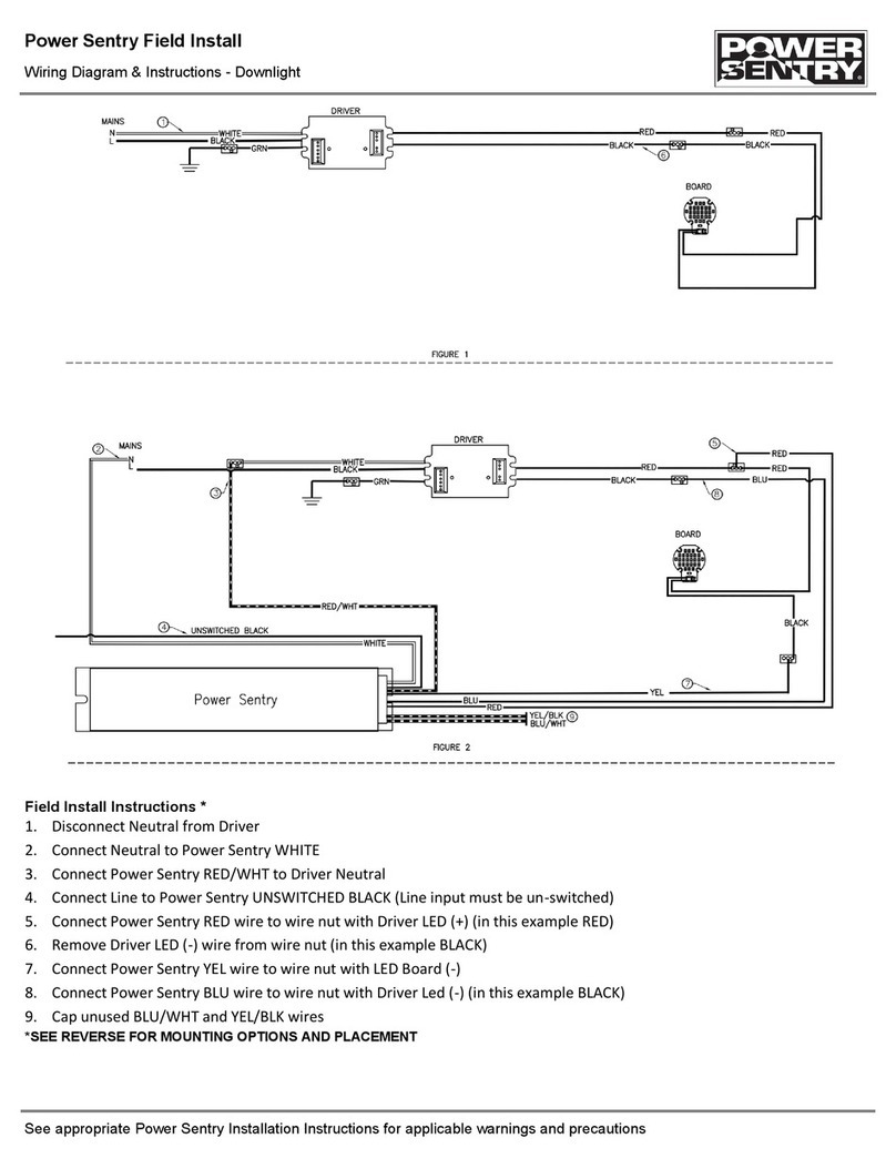 Power Sentry PS1050DL FIK Wiring diagram & Instructions