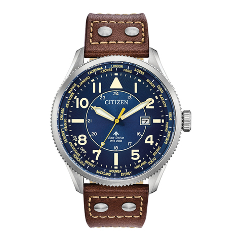 Citizen Eco-Drive E784 User manual Citizen Eco-Drive E784 User manual