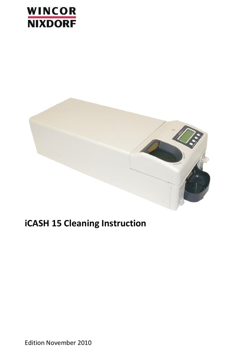 Wincor Nixdorf iCASH 15 Cleaning Instruction Guide