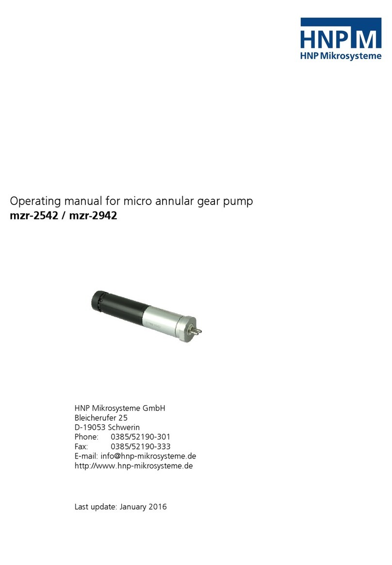 HNP Mikrosysteme mzr-2542 User manual