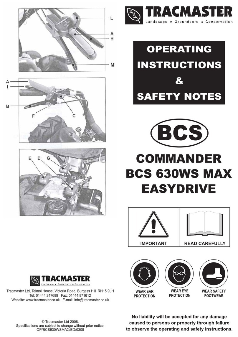 Tracmaster BCS 630WS MAX User manual