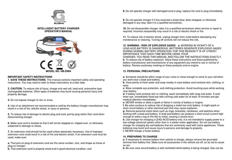 Export Import Global HB-ZN04 Operator's manual