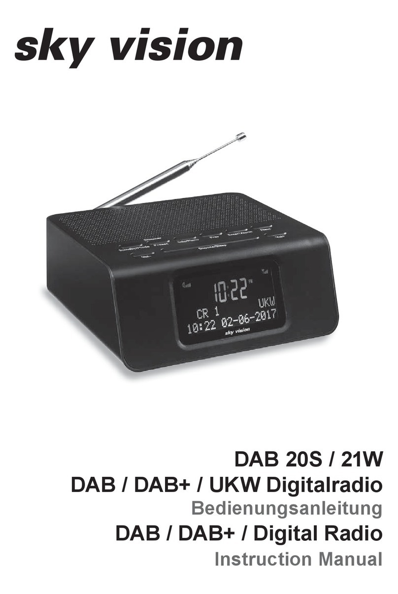 sky vision DAB 20S User manual