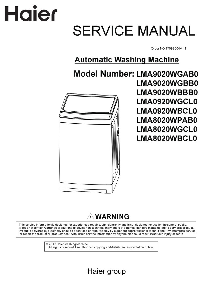 Haier LMA9020WGAB0 User manual