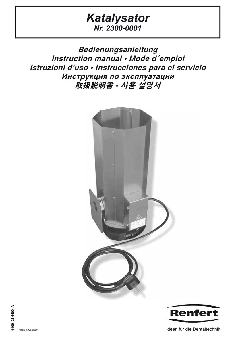 Renfert Catalyser 2300-0001 User manual