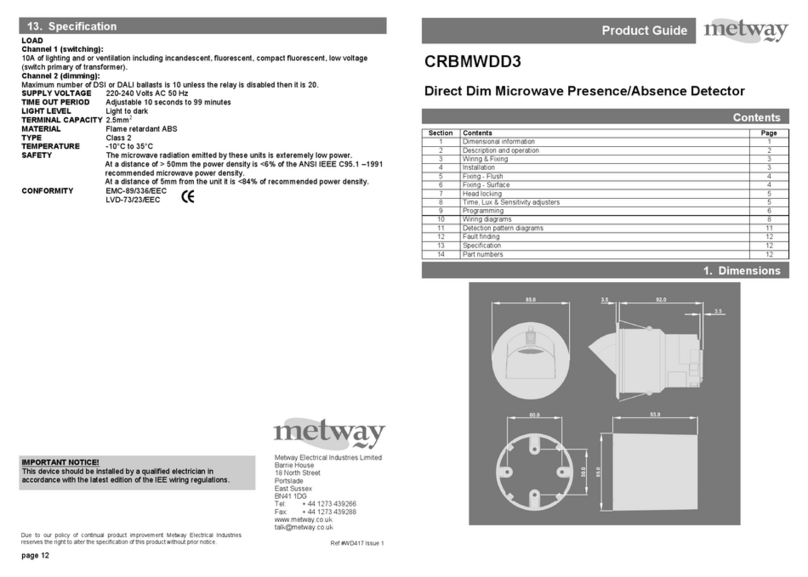 Metway CRBMWDD3 Product guide
