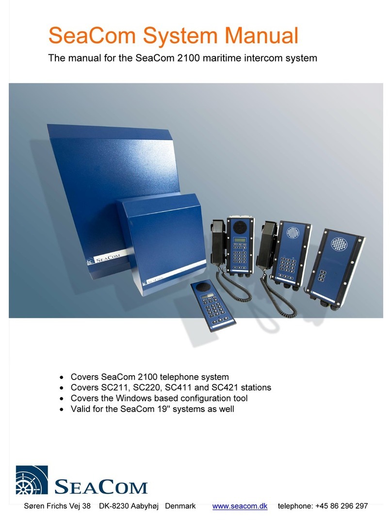 SeaCom SC211 System manual