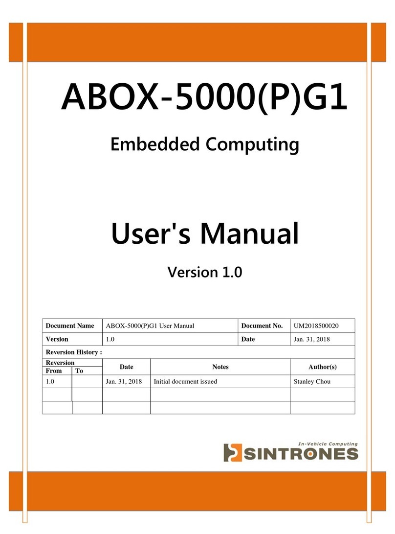Sintrones ABOX-5000PG1 user manual