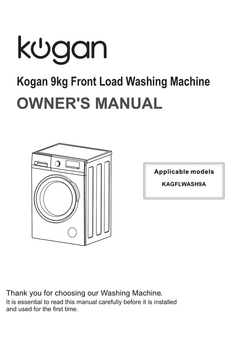 Kogan KAGFLWASH9A owner's manual Kogan KAGFLWASH9A owner's manual