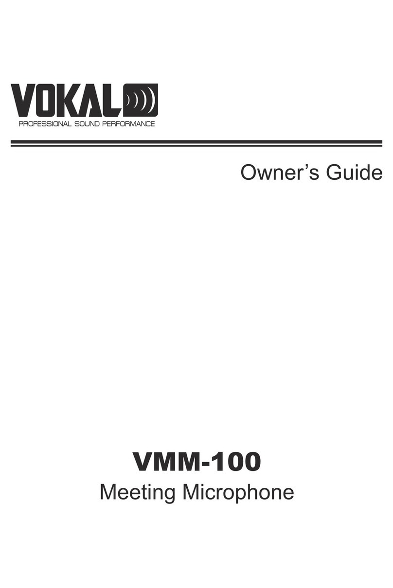 Vokal VMM-100 owner's guide