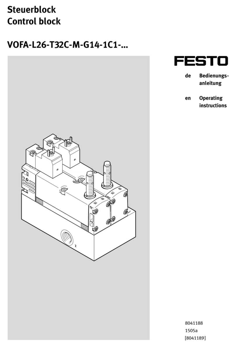 Festo VOFA-L26-T32C-M-G14-1C1 Series User manual