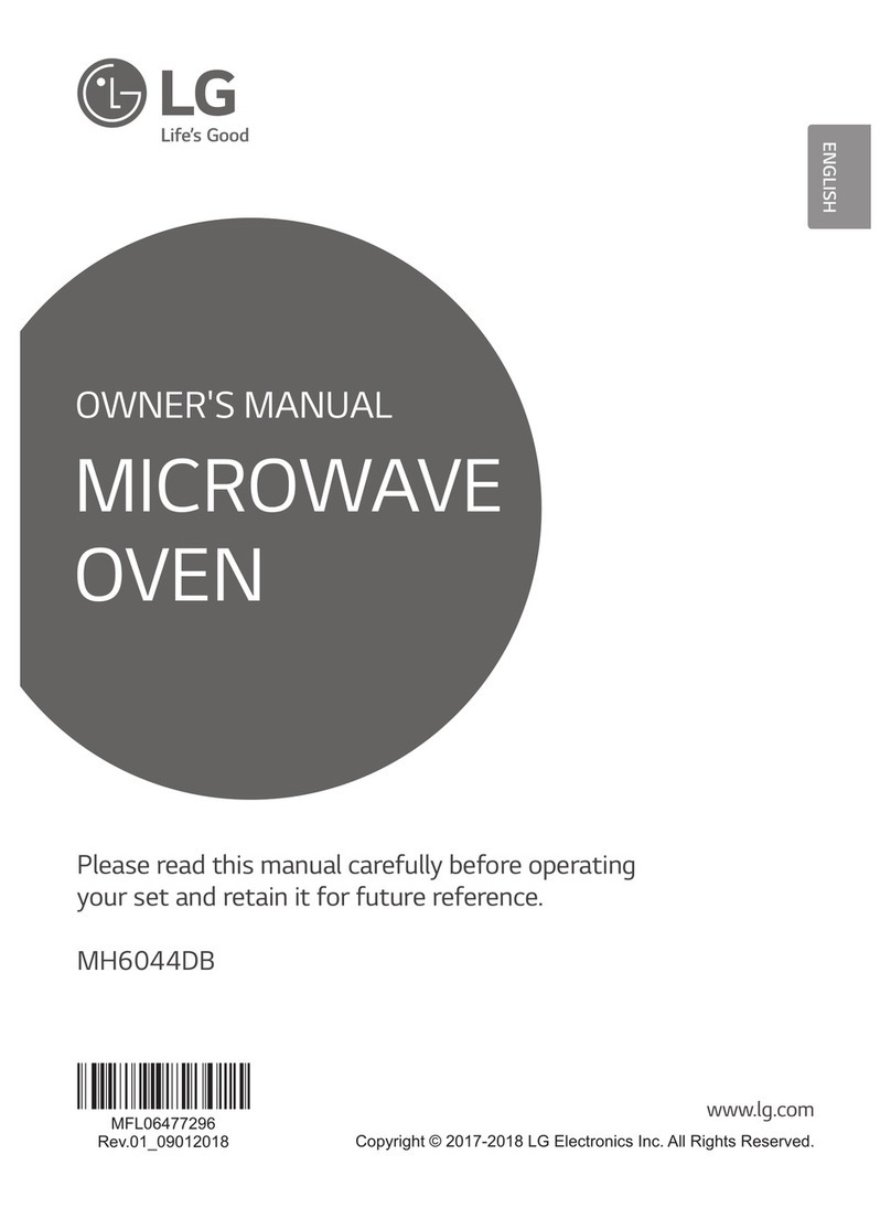 LG MH6044DB owner's manual
