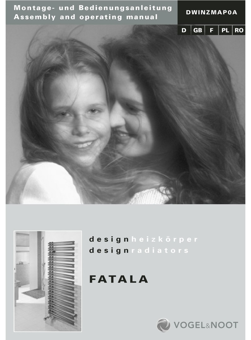 VOGEL&NOOT FATALA User instructions