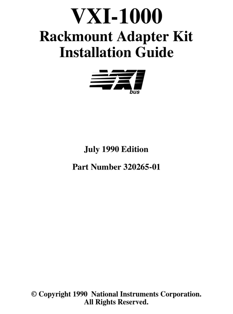 National Instruments VXI-1000 installation guide