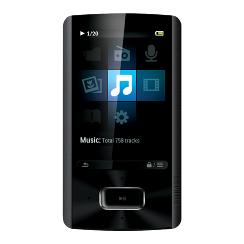 Philips GoGEAR SA4ARA 08 user manual
