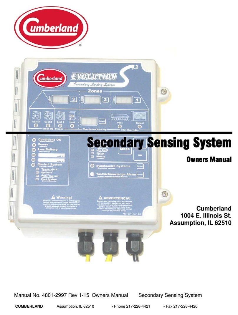 Cumberland Evolution S3 owner's manual