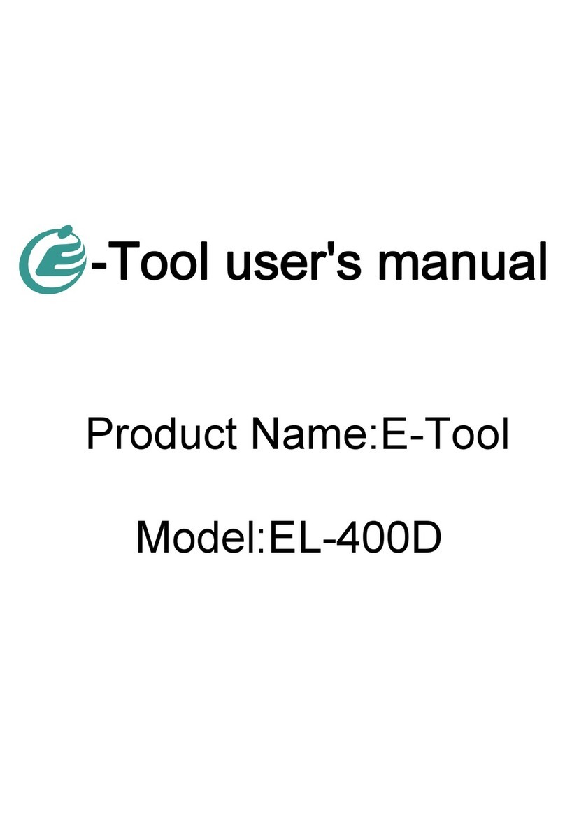 E-Tool EL-400D user manual