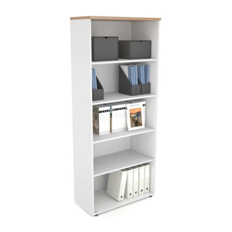 Jason.L Uniform Large Open Bookcase User manual