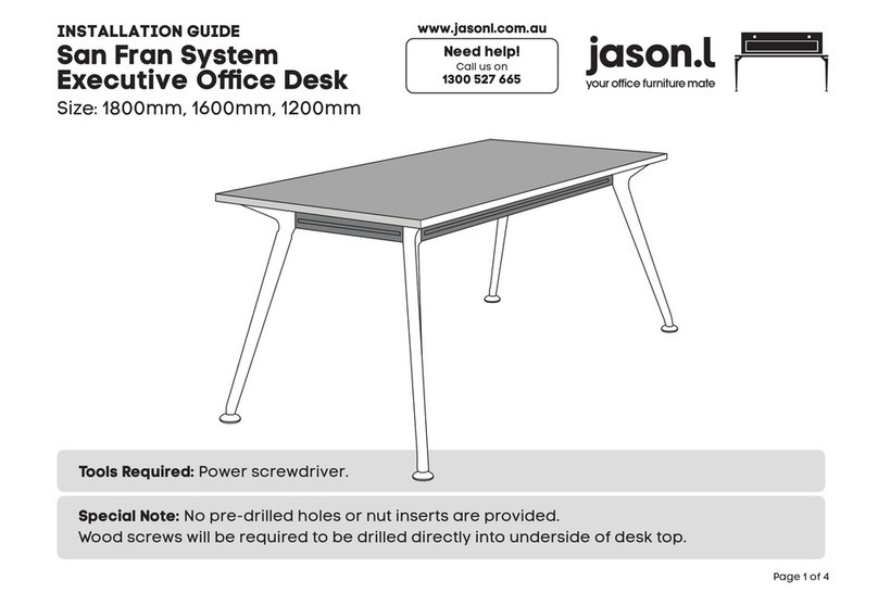 Jason.L San Fran System Executive Office Desk User manual Jason.L San Fran System Executive Office Desk User manual
